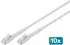 Digitus CAT 6A F-FTP abwinkelbares Patchkabel Ku PE-LSZH AWG 32/7 Länge 5m Grau 10 Stk. (F/FTP CAT6a 5m)