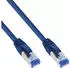 InLine 15er B-Pack Patchkabel S/FTP PiMf Cat.6A halogenfrei blau 7 Netzwerk CAT 6a (B-76807B)