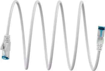 Wentronic Ultraflexibles CAT 6A Patchkabel S/FTP (PiMF) wei&szlig; (79400)