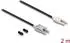 DeLock LWL POF Kunststoff Kabel HFBR 4506-4516Z Duplex Stecker zu Duplex Stecker 2 m (91028)
