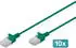 Digitus CAT 6 U-UTP Slim Patchkabel 1 m Grün 10 Stück (CAT6 1 m) (DK-1618-010S-G-10)