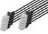 Digitus CAT 6 U-UTP Slim Patchkabel 2 m Schwarz 10 Stück (CAT6 2 m) (DK-1618-020S-BL-10)