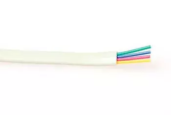 ACT Modular flatcable 8 conductors white. Conductors: 8 Modular cable 8c white 100m (TD608W)