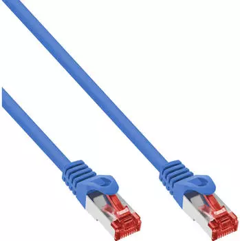 InLine Patchkabel S/FTP (PiMf) - Cat.6 250MHz PVC CCA blau 5m