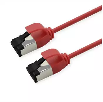 Roline U/FTP Patchkabel Kat.8.1 LSOH slim rot 0.3m (21.15.3221)