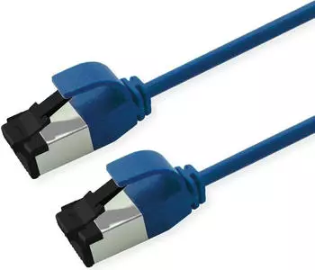 Roline U/FTP Patchkabel Kat.8.1 LSOH slim blau 0.15m (21.15.3250)