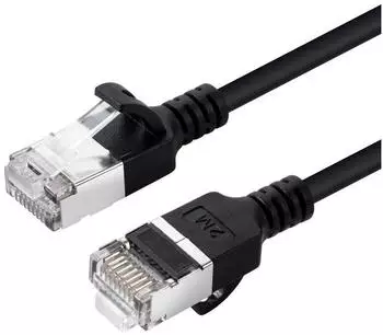 MicroConnect CAT6A U-FTP Slim LSZH Network Cable Black Kabel Netzwerk (V-FTP6A0015S-SLIM)