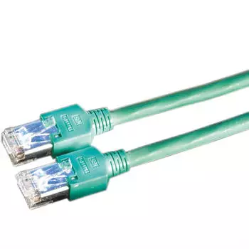 Draka Patchkabel Cat.5e (Class D) S/UTP CU 5502 flex PVC Hirose TM11 gr&uuml;n 2m Twisted Pair
