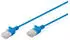 Digitus CAT 6 U-UTP Slim Patchkabel 0,5 m Blau (CAT6 0.50 m) (DK-1618-005S-B)