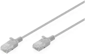 Digitus CAT 6 U-UTP Slim Patchkabel 0,5 m Grau (CAT6 0.50 m) (DK-1618-005S)