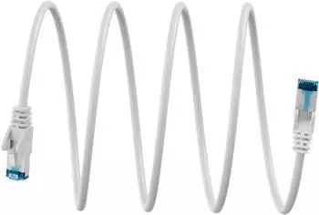 Wentronic Ultraflexibles CAT 6A Patchkabel S/FTP (PiMF) wei&szlig; (79265)