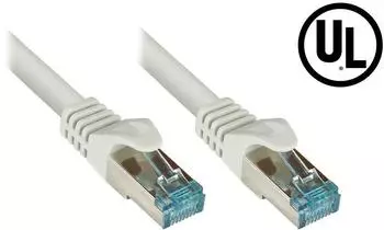 Good Connections RNS Patchkabel Cat.6A S/FTP PiMF (LSZH) 500MHz 10Gbit/s UL grau 0,25m (8064-H003)