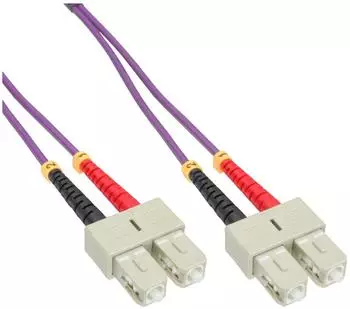 InLine LWL Duplex Kabel SC/SC 50/125um OM4 0.5m (0.50 m) (4043718248780)
