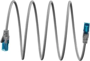 Wentronic Ultraflexibles CAT 6A Patchkabel U/UTP grau (79190)
