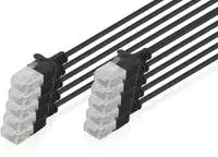 Digitus CAT 6 U-UTP Slim Patchkabel, 3 m, Schwarz, 10 St&uuml;ck