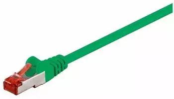 Goobay 68293 RJ45 Patchkabel CAT 6 S/FTP 7.50 m Gr&uuml;n mit Rastnasenschutz 1 St. (4040849682933)