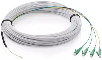 Digitus FTTH Drop Kabel Singlemode 4 Fasern 4 LC/APC 30 m (30 m) (DK-3904LCA-30-1)