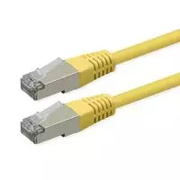 ROLINE Patchkabel Cat.6 (Class E), PoE, S/FTP (PiMF), gelb, 2 m