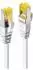 Lindy Patch-Kabel RJ-45 (M) RJ-45 (M) 50cm SFTP -Cat.7 gepresst weiß (47321)