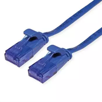 Value Patchkabel Kat.6A (Class EA) UTP extra-flach blau 1m (21.99.2051)