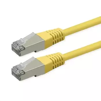 Roline Patchkabel Cat.6 (Class E) PoE S/FTP (PiMF) gelb 15m (21.51.1392)