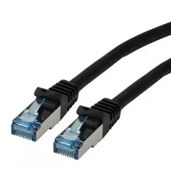 Roline Patch-Kabel RJ-45 (M) bis RJ-45 (M) 3m SFTP CAT 6a Schwarz (21.15.2853)