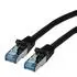Roline Patch-Kabel RJ-45 (M) bis RJ-45 (M) 3m SFTP CAT 6a Schwarz (21.15.2853)