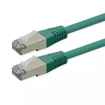 Roline Patchkabel Cat.6 (Class E) PoE S/FTP (PiMF) gr&uuml;n 0,3m (21.51.1313)