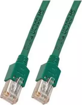 EFB-Elektronik RJ45 Patchkabel Cat.5e SF/UTP LSZH Draka UC300 TM11 gr&uuml;n 1m (K8013.1)