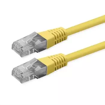 Roline Patchkabel Cat.6 (Class E) UTP PoE gelb 5m (21.51.1562)
