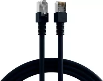 EFB-Elektronik RJ45 S/FTP Cat5e Schwarz 3m SF/UTP (S-FTP) (K5456.3)