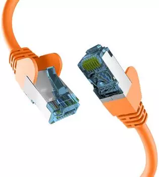 EFB-Elektronik RJ45 PATCHKABEL mit Cat.7 ORANGE 50m S/FTP PIMF LAN DSL (EC020200232)