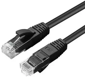 MicroConnect RJ-45 (M) zu RJ-45 (M) 3m UTP CAT 5e Schwarz (UTP503S)