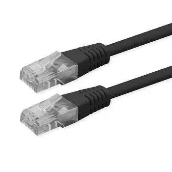 Roline Patchkabel Cat.6 (Class E) UTP PoE schwarz 1m (21.51.1535)