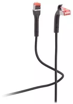 Flexline Patchkabel U/FTP Cat. 6A mit biegbaren Stecker schwarz 7,5m (FL31-29065)