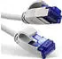 InLine 150er B-Pack Slim Cat.6A S/FTP LSZH Patchkabel weiß 0,30m (B-74933W)