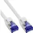 InLine 150er B-Pack Slim Cat.6A S/FTP LSZH Patchkabel weiß 0,30m (B-74933W)