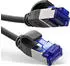 InLine 90er B-Pack Slim Cat.6A S/FTP LSZH Patchkabel schwarz 2m (B-74902S)