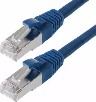 Helos Patchkabel RJ-45 (M) RJ-45 (M) 0.25 m SFUTP-Kabel CAT 5e Blau (117804)