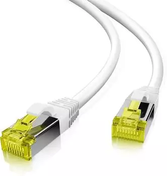 Helos Patchkabel RJ-45 (M) RJ-45 (M) 2 m SFTP-Kabel (PIMF) CAT 6a Weiss (118145)