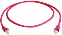 Teleg&auml;rtner 100009015 RJ45 Netzwerkkabel, Patchkabel CAT 6a S/FTP 10.0 m Rot