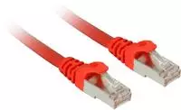 Sharkoon Patchkabel SFTP, RJ-45, mit Cat.7a Rohkabel Kabel, rot, 50cm (S/FTP,...