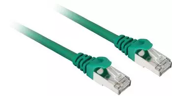 Sharkoon Patchkabel SFTP RJ-45 mit Cat.7a Rohkabel (grn 50cm) ( ) (4044951029532)