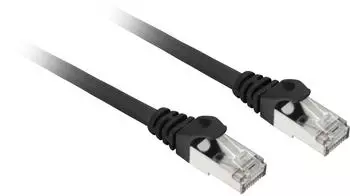 Sharkoon Patchkabel SFTP RJ-45 mit Cat.7a Rohkabel (schwarz 1 Meter) ( ) (4044951029334)