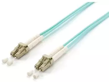 Equip Patchkabel LC->LC 7.50m Multimode Duplex OM3 t&uuml;rkis (255420)