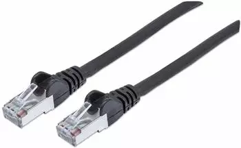 Intellinet High Performance - RJ-45 (M) bis RJ-45 (M) 15,0m SFTP -Cat.7 CAT 6a (Anschlüsse) Schwarz (741101)