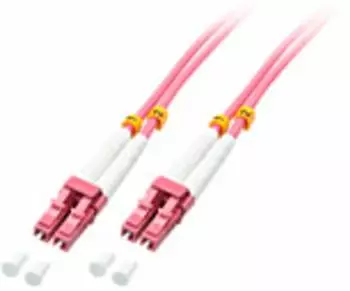 Lindy 46341 Glasfaser LWL Anschlusskabel 2.00m Multimode OM4