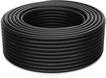 Digitus 50m Cat 7A Outdoor Netzwerkkabel S-FTP (PiMF) Simplex AWG 22/1 PoE++ Verlegekabel Schwarz