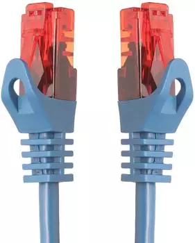 BIGtec 15m Gigabit Ethernet LAN Kabel Netzwerkkabel blau