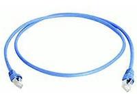 Teleg&auml;rtner 100008826 RJ45 Patchkabel CAT 6a S/FTP 7.50m Grau Flammwidrig, mit